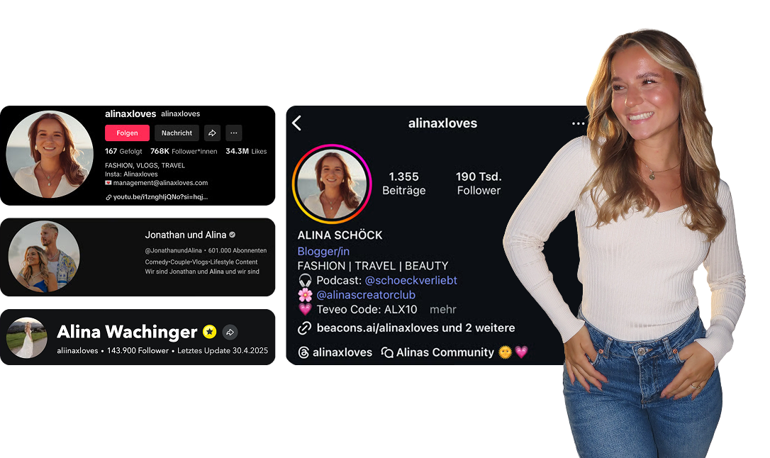 Alina Schöck Social Media Stats