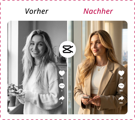 Vorher Nachher Vergleich